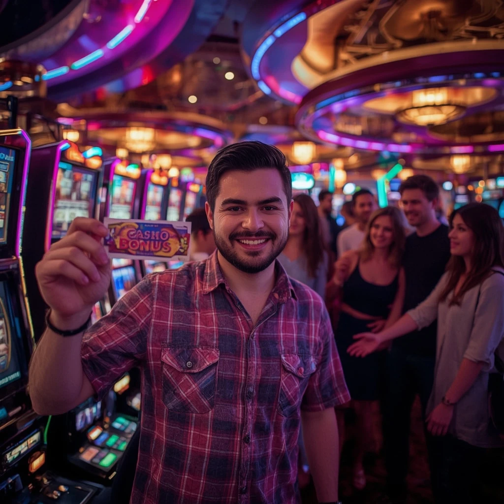 una persona con un bonus del casinò ITALIANBET24 CASINO