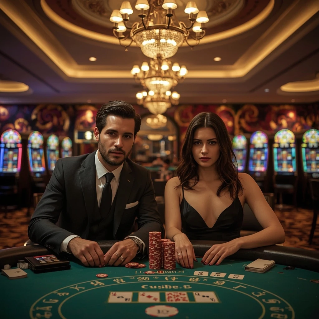 Due giocatori di poker presso ItalianBet24 Casino